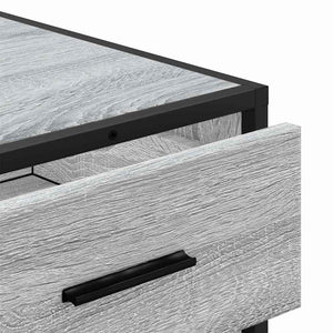 Cassettiera Grigio Sonoma 70x41x70 cm in Legno Multistrato 849082