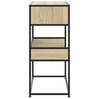 Tavolo Consolle Rovere Sonoma 90x35x80 cm in Legno Multistrato 849170