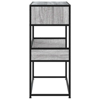 vidaXL Tavolo Consolle Rovere Sonoma 90x35x80 cm in Legno Multistrato