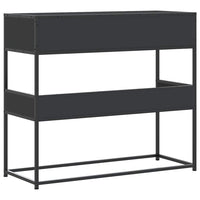 Tavolino Consolle-Tavolino da soggiorno-Tavolo Nero 90x35x80 cm in Legno Multistrato 283585