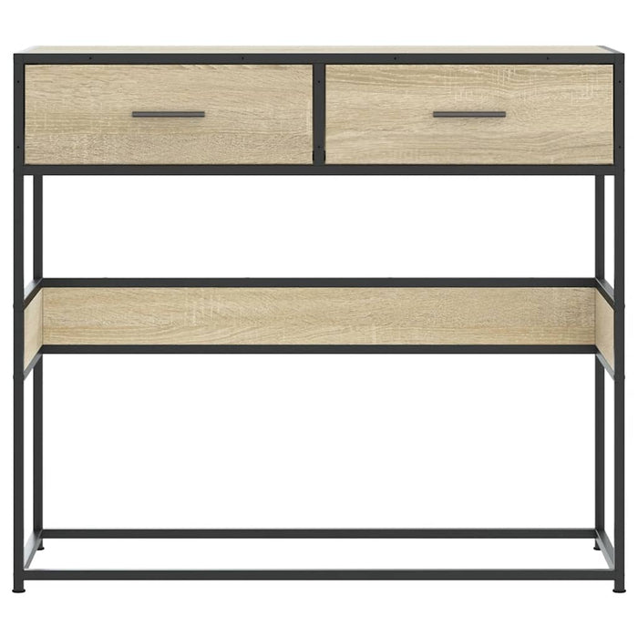 Tavolo Consolle Rovere Sonoma 90x35x80 cm in Legno Multistrato 849175