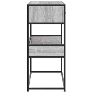 Tavolo Consolle Rovere Sonoma 90x35x80 cm in Legno Multistrato 849177