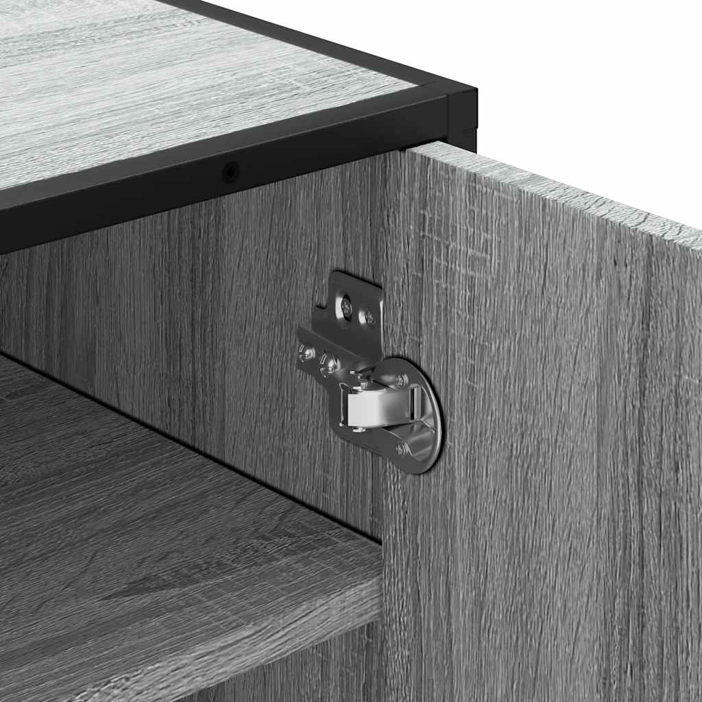 vidaXL Scarpiera Grigio Sonoma 48x38x97,5 cm in Legno Multistrato