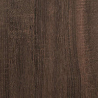 vidaXL Scarpiera Rovere Marrone 48x38x97,5 cm in Legno Multistrato