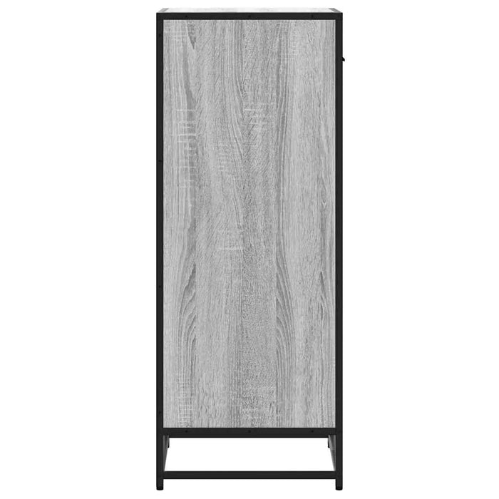 Scarpiera Grigio Sonoma 48x38x97,5 cm in Legno Multistrato
