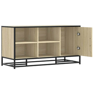 vidaXL Scarpiera Sonoma Rovere 100x40x53,5 cm in Truciolato e Metallo