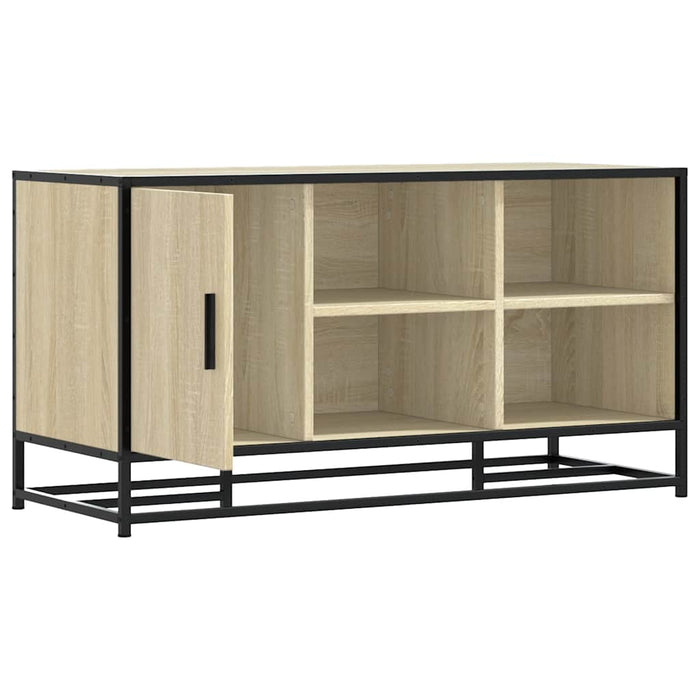 vidaXL Scarpiera Sonoma Rovere 100x40x53,5 cm in Truciolato e Metallo