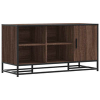 Scarpiera Rovere Marrone 100x40x53,5 cm in Truciolato e Metallo 849218