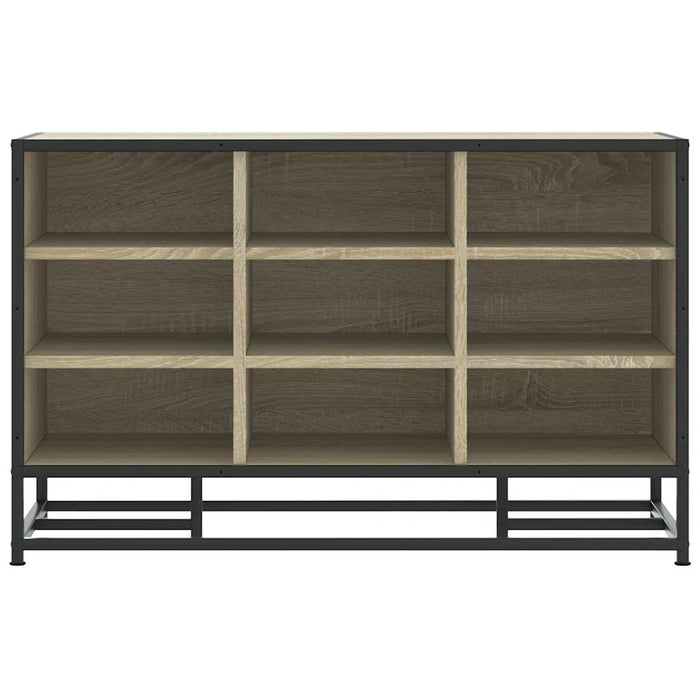 Scarpiera Sonoma Rovere 84x40x53,5 cm in Truciolato e Metallo 849230
