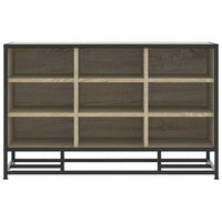 Scarpiera Sonoma Rovere 84x40x53,5 cm in Truciolato e Metallo