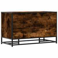Scarpiera in Rovere Fumo 84x40x53,5 cm in Truciolato e Metallo