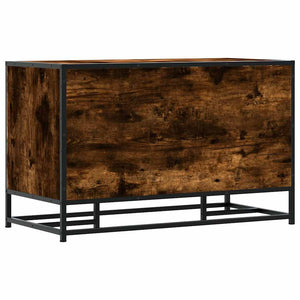 Scarpiera in Rovere Fumo 84x40x53,5 cm in Truciolato e Metallo