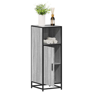 vidaXL Armadietto Bagno Grigio Sonoma 35x37,5x100 cm Legno Multistrato