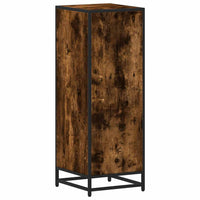 Armadietto Bagno Rovere Fumo 35x37,5x100cm in Legno Multistrato