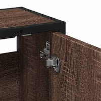 Mobile Bagno Specchio-Armadietto a Specchio da Bagno Rovere Marrone 65x20x60 Legno Multistrato 245602