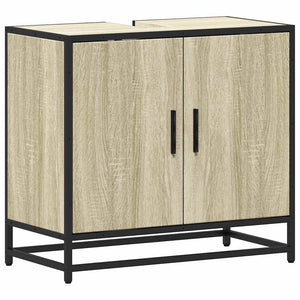 Mobile Lavabo da Bagno Rovere Sonoma 65x33x60 cm in Truciolato