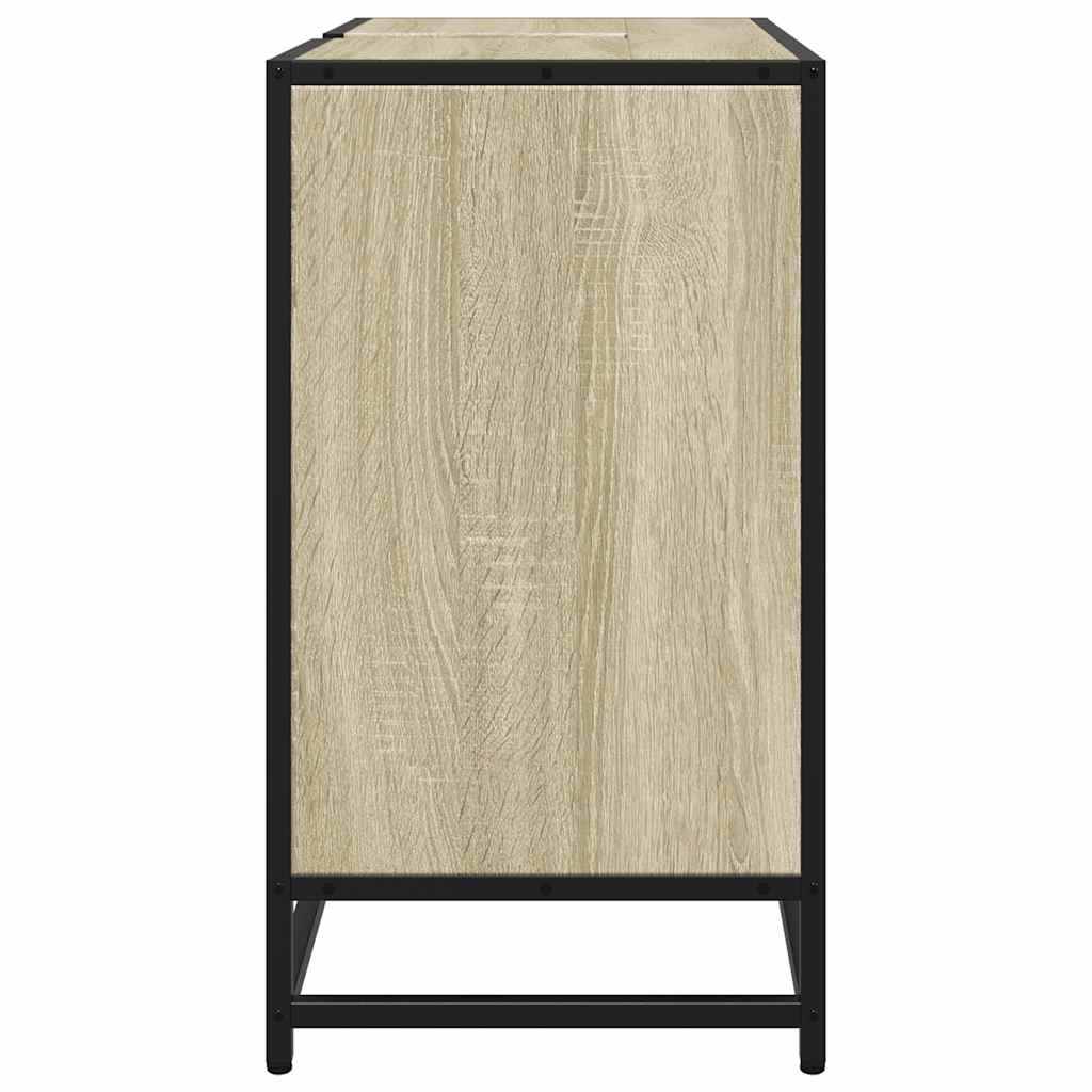 Mobile Lavabo da Bagno Rovere Sonoma 65x33x60 cm in Truciolato