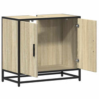 Mobile Lavabo da Bagno Rovere Sonoma 65x33x60 cm in Truciolato