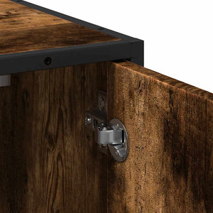 Mobile Lavabo Bagno Rovere Fumo 65x33x60 cm Legno Multistrato