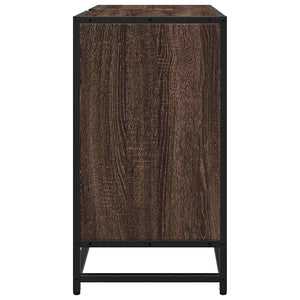 Mobile Lavabo Bagno Rovere Marrone 65x33x60cm Legno Multistrato 849268