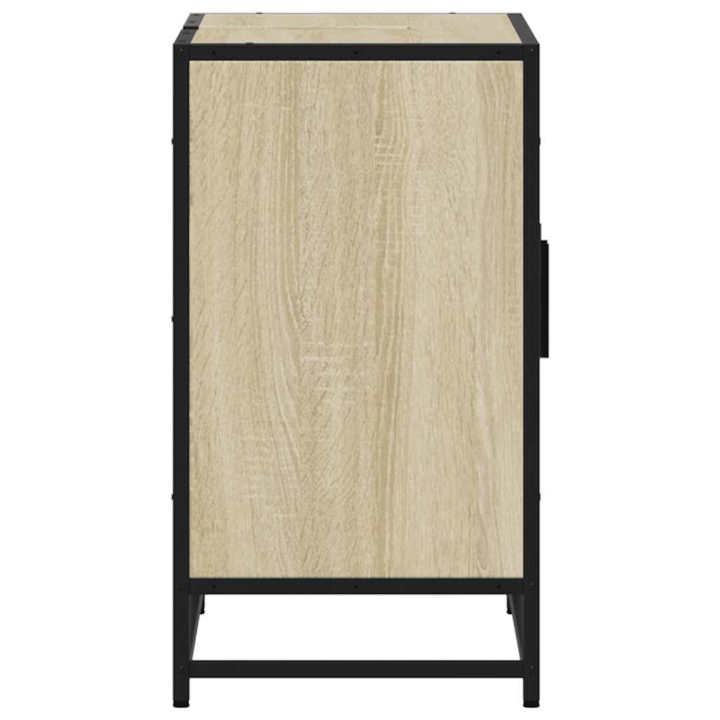Mobile Lavabo Bagno Rovere Sonoma 90x33x60 cm Legno Multistrato