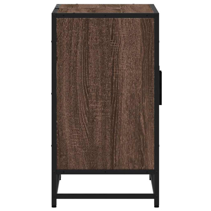 Mobile Lavabo Bagno Rovere Marrone 90x33x60cm Legno Multistrato 849273