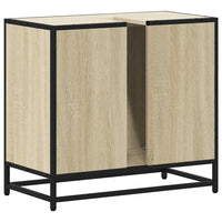 Mobile Lavabo da Bagno Rovere Sonoma 65x33x60 cm in Truciolato 849275