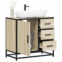 vidaXL Mobile Lavabo da Bagno Rovere Sonoma 65x33x60 cm in Truciolato