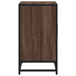 Mobile Lavabo Bagno Rovere Marrone 65x33x60cm Legno Multistrato 849278