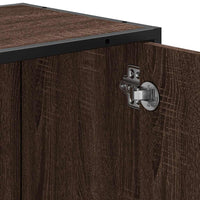 Mobile Lavabo Bagno Rovere Marrone 65x33x60cm Legno Multistrato 849288