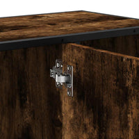 Mobile Lavabo Bagno Rovere Fumo 60x30x60 cm Legno Multistrato 849291