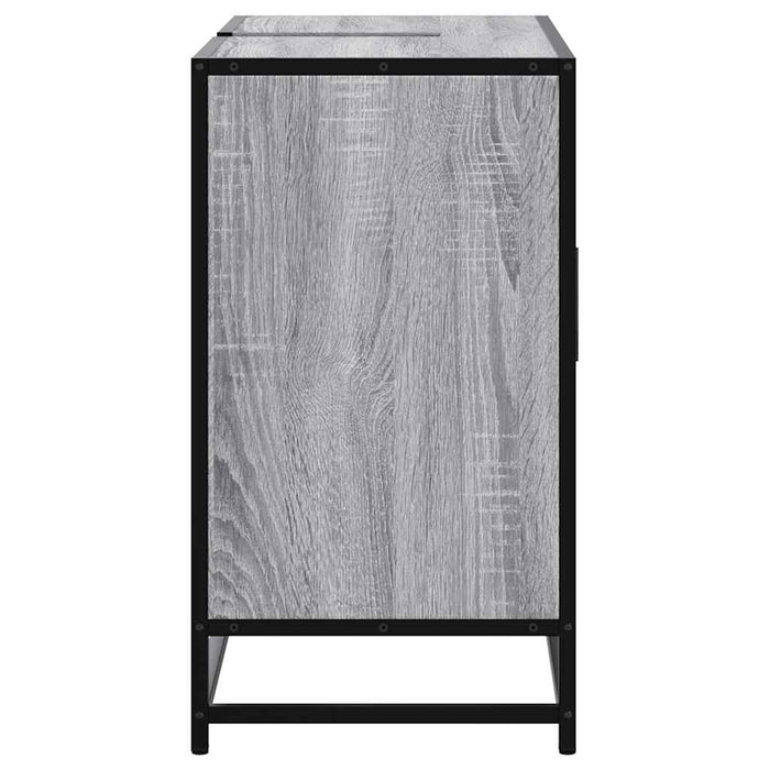 Mobile Lavabo Bagno Grigio Sonoma 60x30x60 cm Legno Multistrato 849292