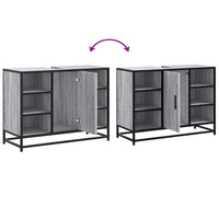 Mobile Lavabo Bagno Grigio Sonoma 60x30x60 cm Legno Multistrato
