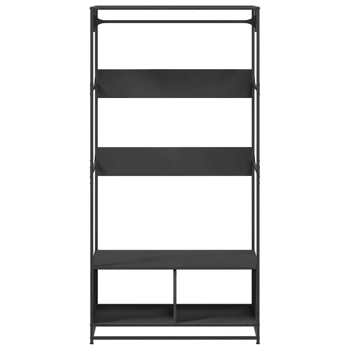 Armadio Nero 90x50x180 cm in Truciolato 849294