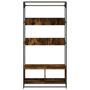 Armadio Rovere Fumo 90x50x180 cm in Truciolato 849296