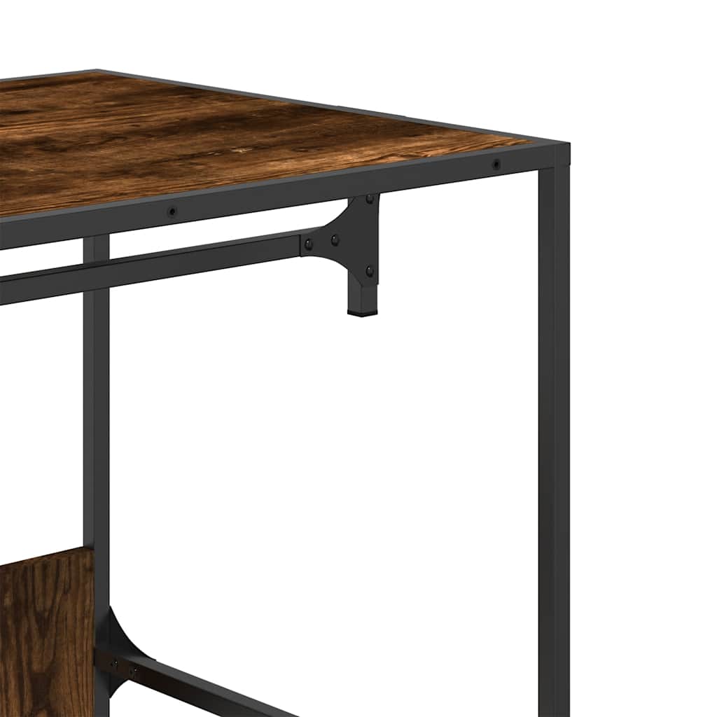 Armadio Rovere Fumo 90x50x180 cm in Truciolato 849296