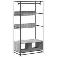 Armadio Grigio Sonoma 90x50x180 cm in Truciolato 849297