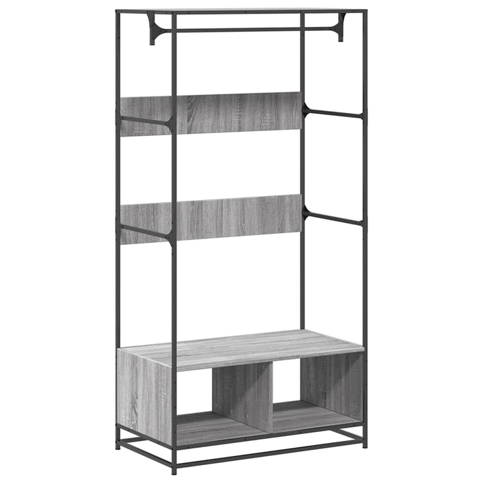 Armadio Grigio Sonoma 90x50x180 cm in Truciolato 849297