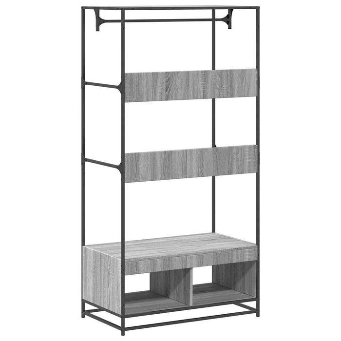 Armadio Grigio Sonoma 90x50x180 cm in Truciolato 849297