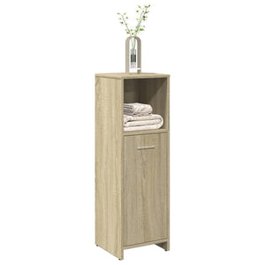 Mobile da Bagno Rovere Sonoma 30x30x95 cm in Legno Multistrato 849601