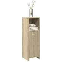 vidaXL Mobile da Bagno Rovere Sonoma 30x30x95 cm in Legno Multistrato