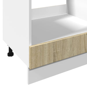 Mobile per Forno Rovere Sonoma 60x46x81,5 cm Legno Multistrato 849617