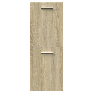 Mobile da Bagno Rovere Sonoma 30x30x80 cm Legno Multistrato 849634