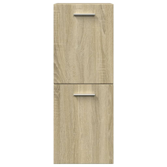 Mobile da Bagno Rovere Sonoma 30x30x80 cm Legno Multistrato 849634