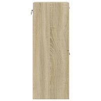 Mobile da Bagno Rovere Sonoma 30x30x80 cm Legno Multistrato 849634