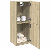 vidaXL Mobile da Bagno Rovere Sonoma 30x30x80 cm Legno Multistrato