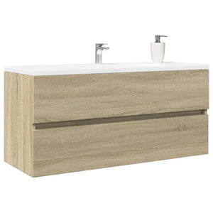 Mobile Lavabo Bagno-Armadietto da bagno Rovere Sonoma 100x38,5x45 cm in Truciolato