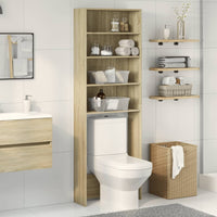 Mobile Lavatrice Rovere Sonoma 64x24x190 cm in Truciolato 849650