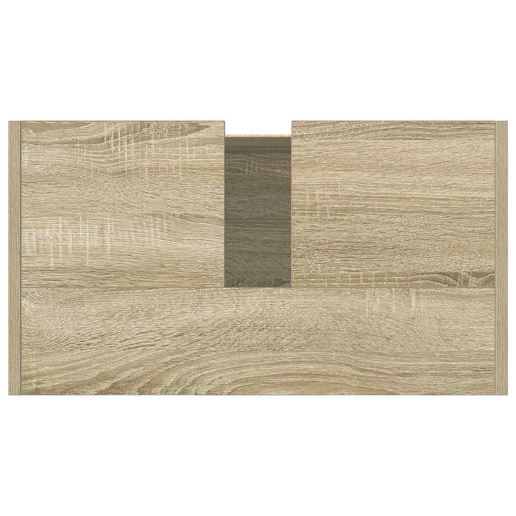 vidaXL Mobile da Bagno Rovere Sonoma 58x33x60 cm in Legno Multistrato