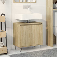 vidaXL Mobile da Bagno Rovere Sonoma 58x33x60 cm in Legno Multistrato